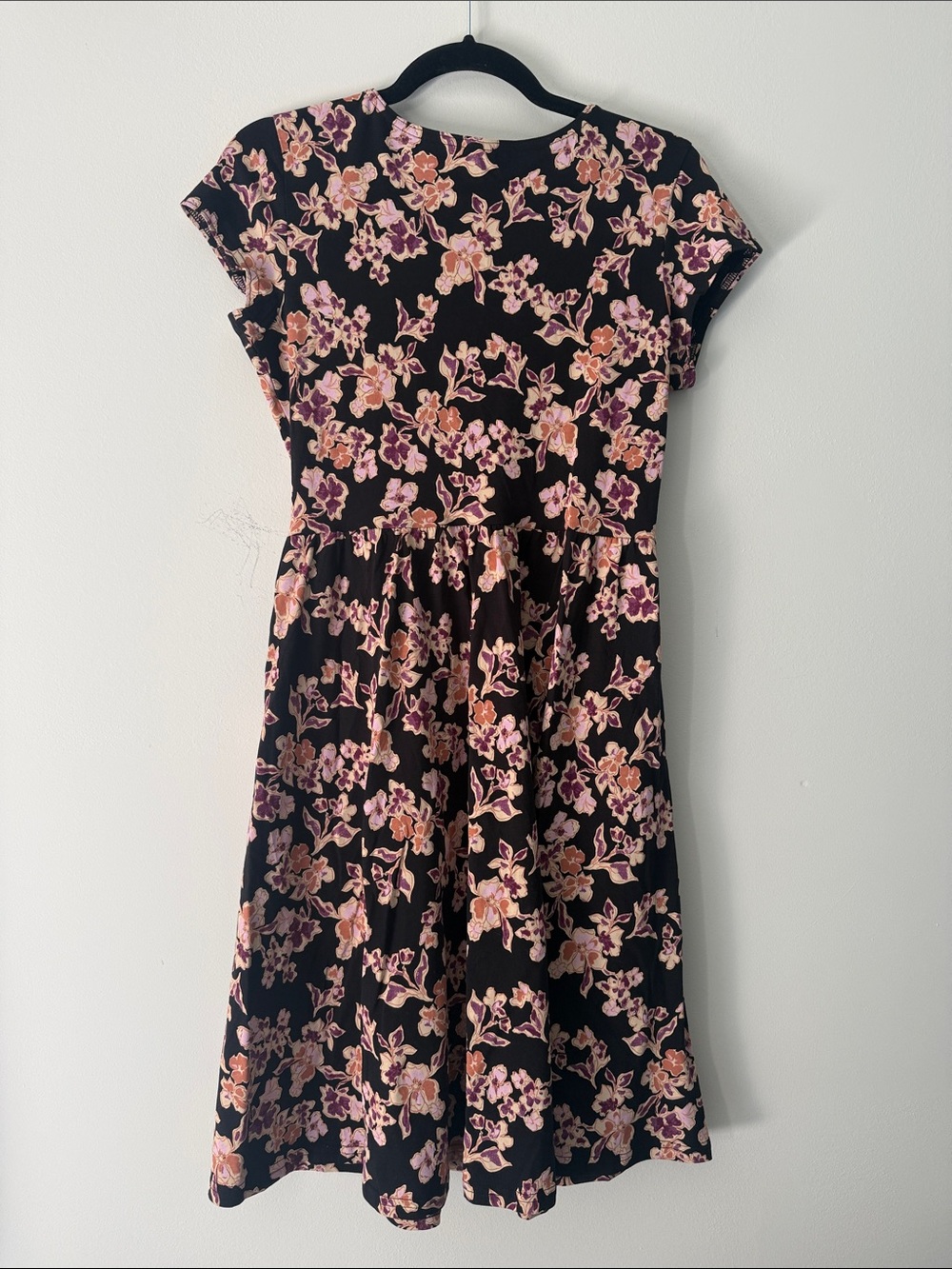 NWOT Pact Floral Faux Wrap Dress - Picture 4 of 4
